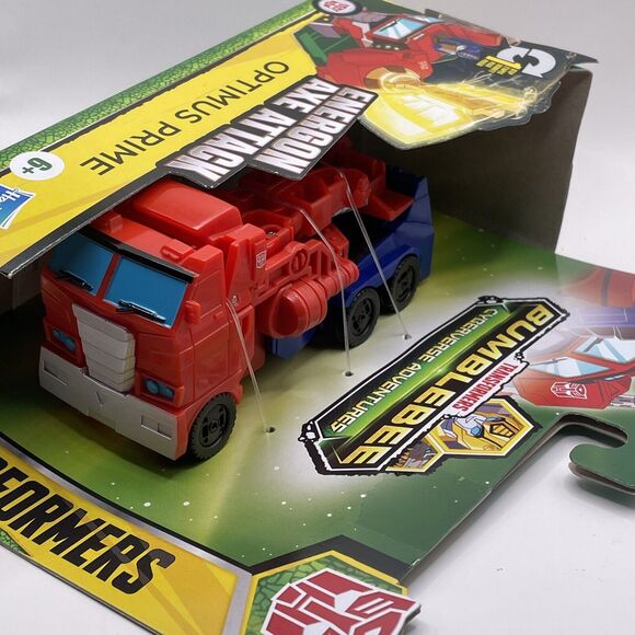 Transformers Bumblebee Cyberverse Adventure OPTIMUS PRIME Energon Axe Attack NEW - Picture 2 of 6